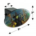 Wizard Of Oz Wicked Witch Character Oval Tow Trailer Hitch Cover Plug Insert
