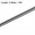 Uxcell Edge Trim Seal Grey Pvc U Channel Protector Fits 1 64 16 10 Feet Length