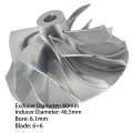 Vf35 Vf39 Vf48 Vf52 Vf37 Vf40 Rhf55 Turbo Billet Impeller For Subaru Impreza Wrx Sti 2 5t Turbocharger Spec 46 5mm0mm 6 6 Blade