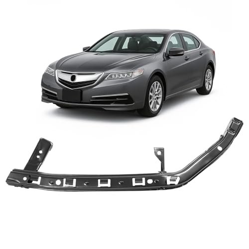Front Bumper Bracket For 2015-2017 Acura Tlx Driver Side Left Replace 71190tz3a00 Ac1042105 Steel Electrophoresis Primed Black
