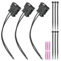 Zreneyfex 3 Pack 7283-8226-30 Ignition Coil Connector Plug With Wiring Harness Replacement For Lexus Is300 Gs300 Sc300 Replaces