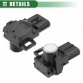 Motoforti 2 Pcs Car Bumper Reverse Parking Assist Sensor For Lexus Lx570 2013-2015 Plastic No 8934133190 Black