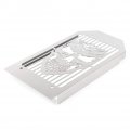 Three T Motorcycle Stainless Steel Skull Radiator Grille Cover Guard Protector Compatible With Kawasaki Vulcan Vn2000 2004-2010
