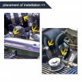 Uxcell 20pcs 9-16mm Metal Adjustable Drive Hose Clamp Fuel Line Clip For Car