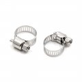 Uxcell 20pcs 9-16mm Metal Adjustable Drive Hose Clamp Fuel Line Clip For Car