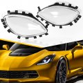 Topteng Headlight Replacement Lens Driver Passenger L R Pair For Corvette C6 2005 2006 2007-2011 2012 2013