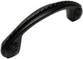 Cosmas 25 Pack 4114fb Flat Black Rope Scroll Cabinet Hardware Handle Pull 3 Inch 76mm Hole Centers 
