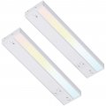 Torchstar Led Under Cabinet Lighting 3cct 12 Inch 8w 540lm Hardwired Plug-in 3 Color Selectable Cri90 120v Etl Listed Dimmable 