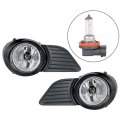 Wflnhb Fog Lights Replacement For Toyota Sienna 2011-2017 Passenger Driver Side Bumper Driving Lamps With Clear Lens Switch