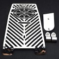 Radiator Grill Cover Guard Protector For Yamaha V Star 650 Xvs650 Custom Xvs650a Classic Silverado Chrome