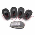 Httmt- 5x Clear Cab Roof Top Marker Light Lens W Base Compatible With 2003-2017 Ram 2500 3500 P N Mt293-004 X5