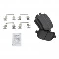 Front Semi Metallic Brake Pad 2 Coated Rotor Kit For 99-03 Lexus Rx300