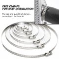 G-plus Silicone Radiator Coolant Hose Pipe Kit Clamps Compatible With Honda Civic Crx Sir Vt Ee8 Ee9 Ef8 Ef9 B16a 1988-1991