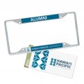 Hawaii Pacific University Metal License Plate Frame And Sticker For Front Or Back Of Car Officially Licensed Sticker Combo 