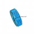 Uxcell Flat Knurled Nut M5 X 16mm 5mm Thumb Nuts Lock Adjusting Aluminum Alloy Blue 5pcs