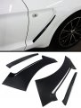 Fits For 2015-2019 Ford Mustang Gt Style Front Fender Side Panel Door Scoops Vents 
