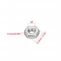Uxcell Hex Nuts 4 -40 Fine Thread Hexagon Nut Stainless Steel 304 Pack Of 50