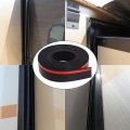 3 Inch Rubber Slide Seal For Rv Out Weather Stripping Wiper With Adhesive Tape 40 Ft Truck Trailer Black Strip Keeping Noise