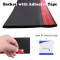 3 Inch Rubber Slide Seal For Rv Out Weather Stripping Wiper With Adhesive Tape 40 Ft Truck Trailer Black Strip Keeping Noise