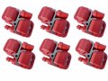 Red Ignition Coil Kit Set Of 6 Compatible With 1998-2003 Mercedes-benz Ml320 