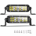 2pcs 5 In Slim Led Light Bars 72w Dual Row Combo Beam Driving Fog Work Lights For Trucks Car Suv Atv Utv White Nr425 