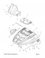 Polaris Snowmobile Hood Louver Air Out Black Genuine Oem Part 5451983-070 Qty 1