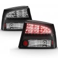 Acanii For 2009-2010 Dodge Charger Black Housing Led Tail Lights Brake Lamps Pair Set Replacement Driver Passenger