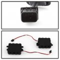Acanii For 2009-2010 Dodge Charger Black Housing Led Tail Lights Brake Lamps Pair Set Replacement Driver Passenger