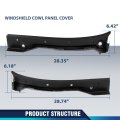 Windshield Cowl Panel Cover For Bmw 5 Series E39 1995-2004 51718159292 Black