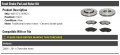 Front Ceramic Brake Pads And Rotor Kit Compatible With 2004-2011 Chevy Aveo