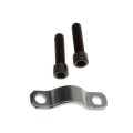 U Joint Strap For Chevy Silverado 2500 3500015 Alloy Steel 5 16 In Bolt Thread Size 2 Bolts 2 50 Length 0 64 Width 23107858 