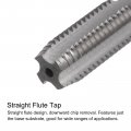 Uxcell Tap Bit Sets M11 X 1 5 H2 Straight Flute Machine Thread Milling 9 5mm M35 Cobalt High Speed Steel Hss-co Twist Drill