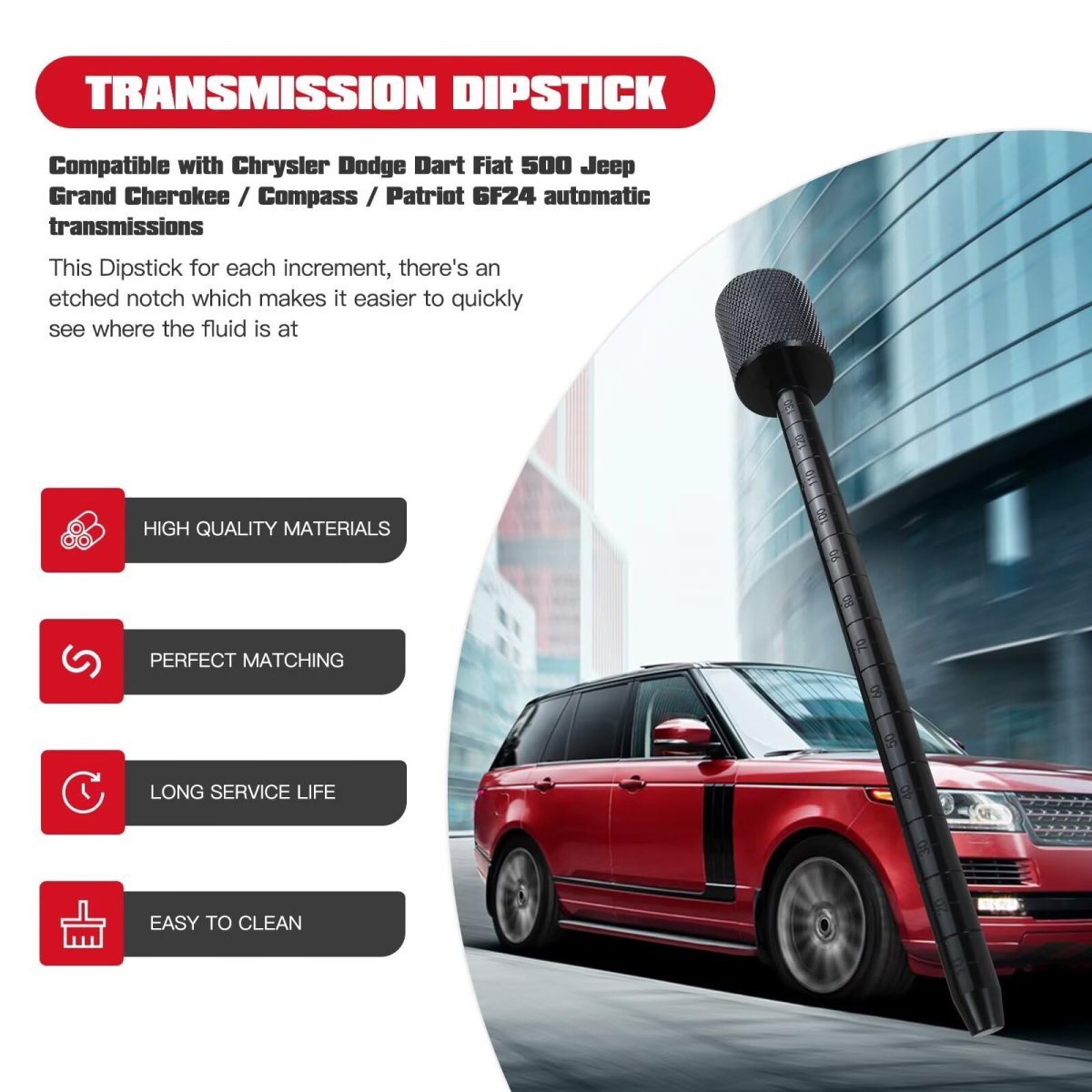 Transmission Dipstick Tool For Dodge Chrysler Dodge Dart Fiat 500 Jeep Grand Cherokee Compass Patriot 6f24 Automatic Trans