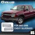 Front Headlight Lens Cover For Chevy Silverado 2003 2004 2005 2006 Left Right Side Smoky