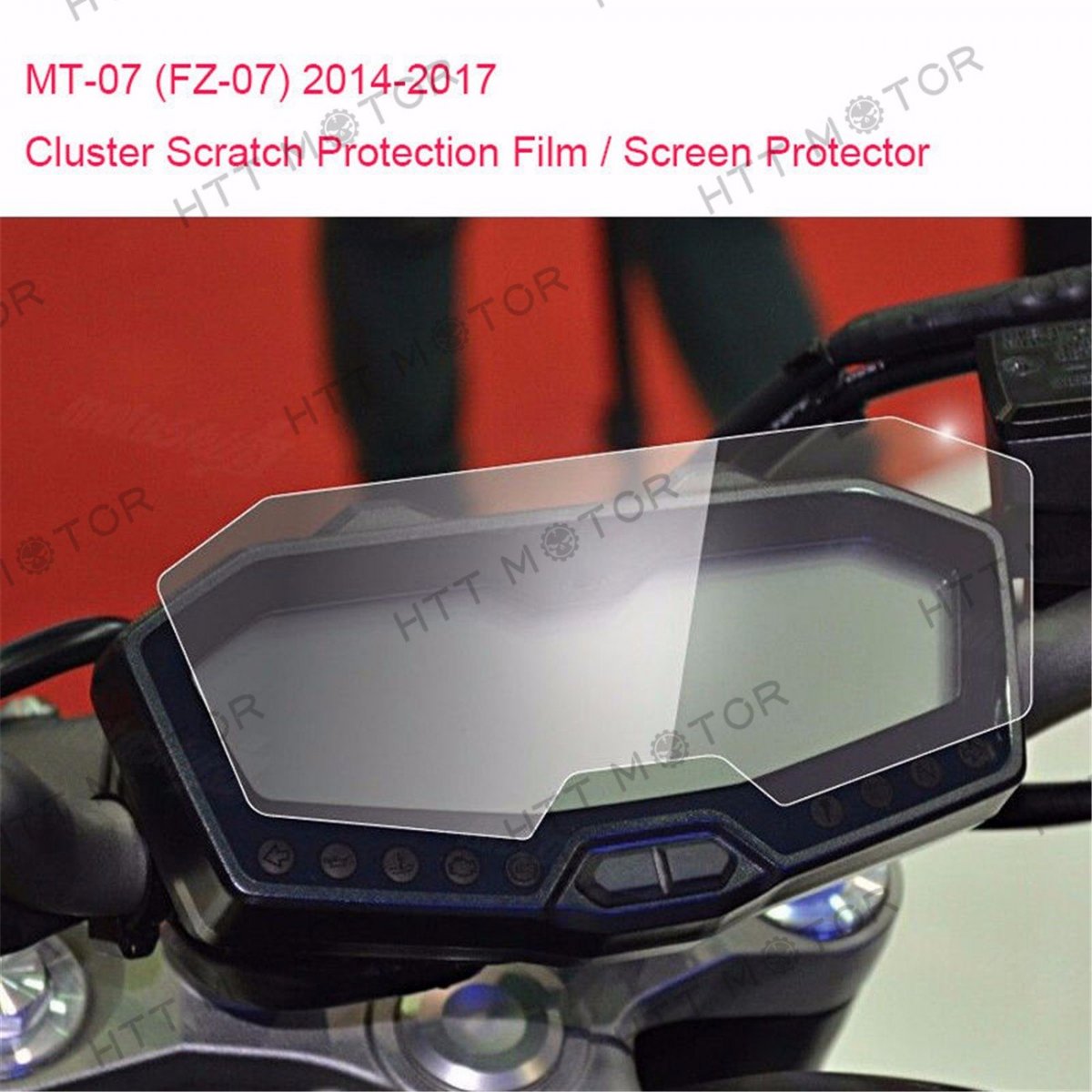 Httmt Mmp-mt07fz07- Cluster Scratch Protection Film Screen Protector For Fz07 Mt-07