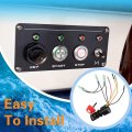 Boat Ignition Switch With 2 Keys For Mercury Sierra Mariner Outboard Motor Control Box 3 Position 6 Wire Replace 87-17009a5