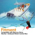Boat Ignition Switch With 2 Keys For Mercury Sierra Mariner Outboard Motor Control Box 3 Position 6 Wire Replace 87-17009a5