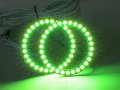 Nslumo Dc12v 140mm Rgb Led Car Angel Eyes Halo Ring With Remote Control Color Changing 