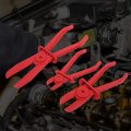 Flexible Hose Pliers Set 3 Pieces Nylon Clamp Tool Brake Fuel Water Line Hands Straight