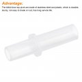 Uxcell Bifold Door Hardware 4-pack Bi-fold Top Pivot D Closet Repair Part Kit For Sliding Wardrobes Folding Door Silver