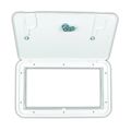 Jr Products Zh152-a Polar White Key Lock Utility Center 