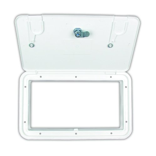 Jr Products Zh152-a Polar White Key Lock Utility Center