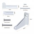 Uxcell Storm Door Closer Bracket Screen Replacement Parts Kits Repair Jamb Contain Pins Protecting Doors From Strong Winds