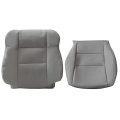Left Front Driver Bottom Top Perforated Leather Seat Cover Gray For Acura Rdx 2007 2008 2009 2010 2011 2012 