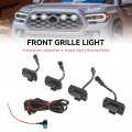 Topteng 4pcs Led Grille Lights Grill Lighs For Toyota Tacoma Trd Off Road And Sport 2020-2023