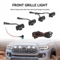 Topteng 4pcs Led Grille Lights Grill Lighs For Toyota Tacoma Trd Off Road And Sport 2020-2023
