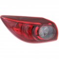 Mazda 3 Tail Light 2014 15 16 17 2018 Driver Side Hatchback Halogen Capa Certified Replacement For Ma2804115 Bhp1-51-160c 