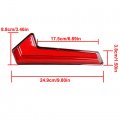 Wflnhb Red Tall Lights Pair Replacement For Polaris Rzr 1000 Xp Turbo S
