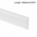 Uxcell Edge Trim Seal Extrusion Silicone White U Channel Protector Sheet Fits 0 5-2 5mm 3meters 9 84ft Length
