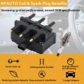 Ignition Coil Pack Spark Plug Fit For 3 8 Ch-rysler Town Country Pacifica Do-dge Grand Caravan Jee-p Wrangler 2001 2002 2003